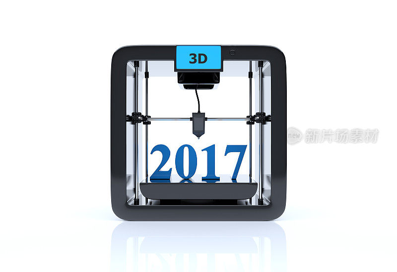 2017 3D打印数字概念